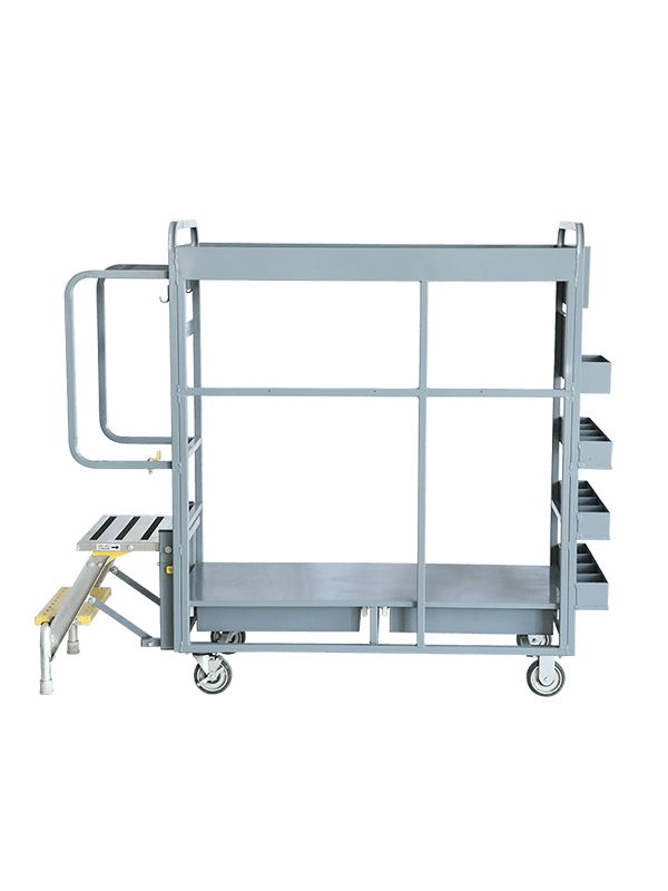 Modul im zweiten Stock mit Aluminium-Leiterwagen</a>