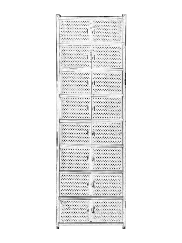 Medizinschrank aus Edelstahl